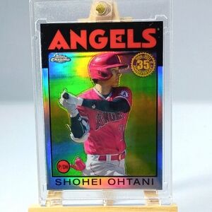 Shohei Ohtani #86BC-9 Topps Chrome Rainbow Refractor 35 Year Anniversary 2021